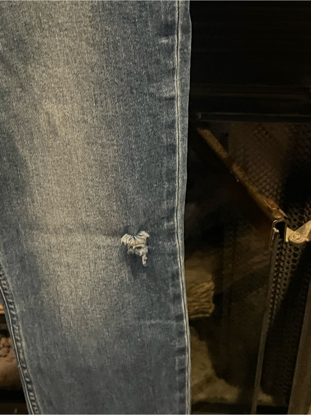 Gap Distressed Blue Denim Jeans size 30/10 - Picture 3 of 6